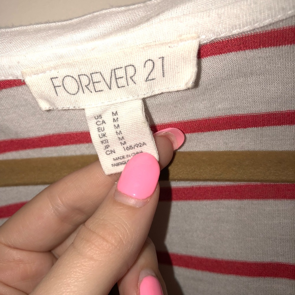 Striped Basic Tee - Picture 3 of 3